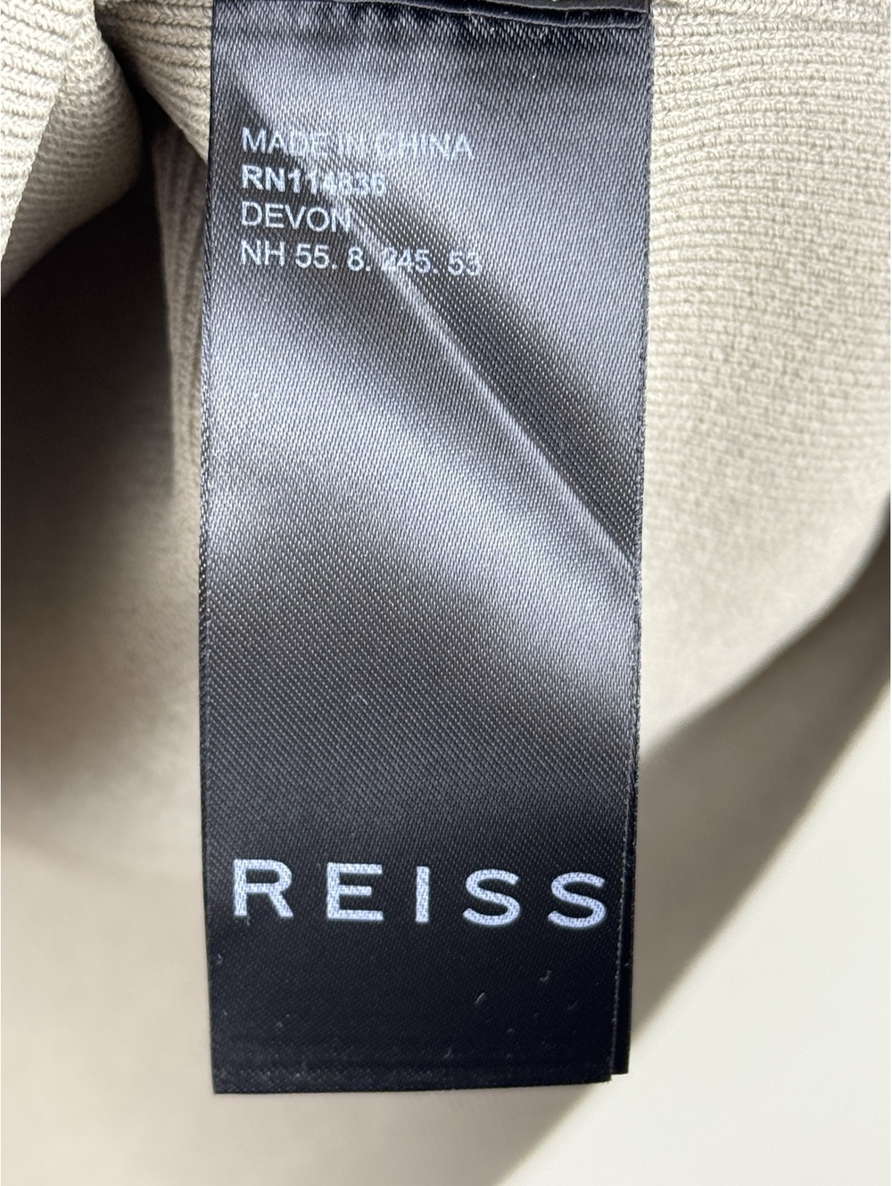 REISS Devon Square Neck Vest Top M Sage Fine Knit Sleeveless Quiet Luxury - Picture 7 of 11